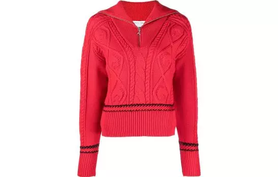 Marine Serre Свитер женские красные