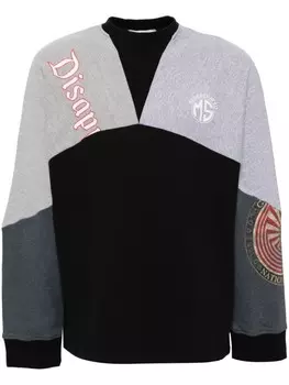 Marine Serre толстовка с графичным принтом, черный