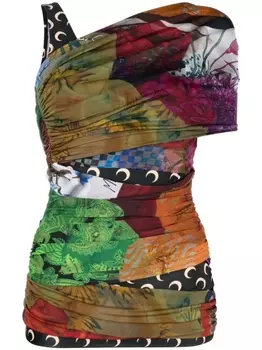 Marine Serre топ Body Shelter с открытыми плечами, красный