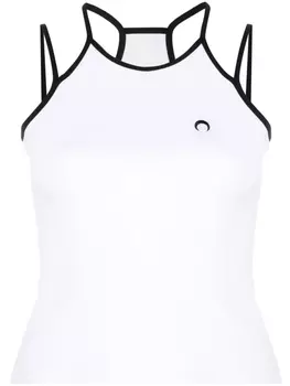 Marine Serre топ с узором, белый