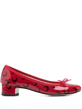 Marine Serre туфли Camille 30 из коллаборации с Repetto, красный