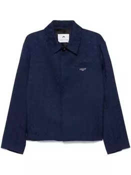 Marine Serre жаккардовая куртка Moon Diamond, синий