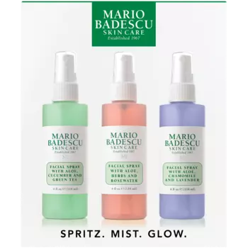 Mario Badescu набор: мист для лица, 3x118 мл