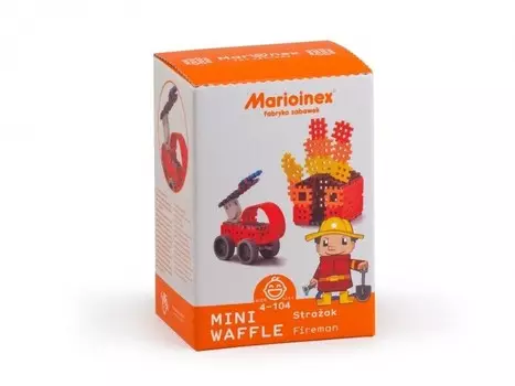 Marioinex, Конструкторы Mini Waffle Fireman, средний набор