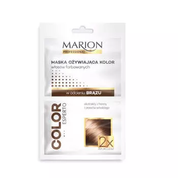 Marion Маска Professional Color Esperto восстанавливающая цвет окрашенных волос Шатен 2x20мл