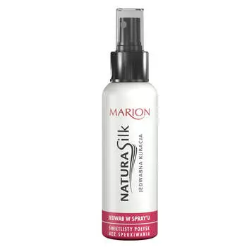 Marion Natura Silk Silk Hair Treatment спрей для сияния и сияния волос 130мл