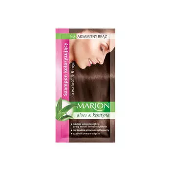 Marion Оттеночный шампунь 4-8 стирок 52 Velvet Brown 40мл