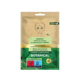 Marion Растительная паровая процедура в пропитанной шапочке Ceramidy &amp; Horsetail 35мл