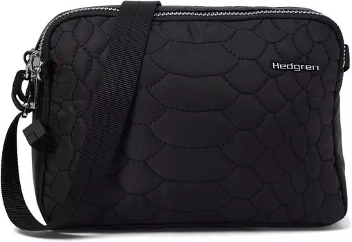 Marion — сумка через плечо, изготовленная из экологически чистых материалов Hedgren, черный