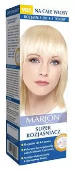 Марион, Супер, осветлитель для всех волос 4-5 тонов 985, Marion
