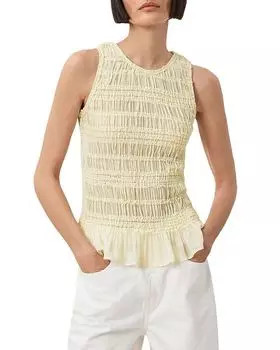 Марион Топ с защипами ALLSAINTS, желтый