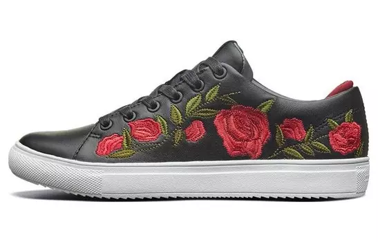 MARK NASON Скейтбординговые туфли женские низкие черные/красные Skechers