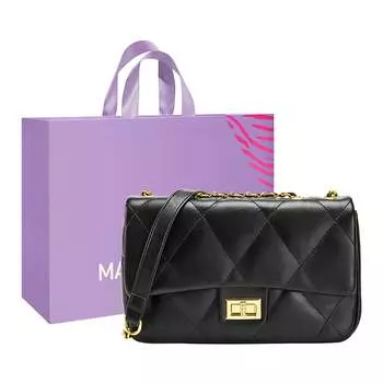 Markangaro Женская сумка через плечо, Молочно-белый + колье из ленты