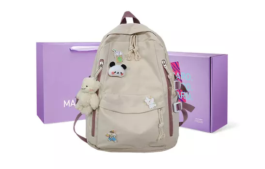 Markangaro Женский рюкзак, Подвеска-кукла синего цвета