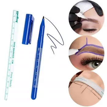 Маркер медицинский хирургический для перманентного макияжа и кожи бровей, стерильный Inny Producent