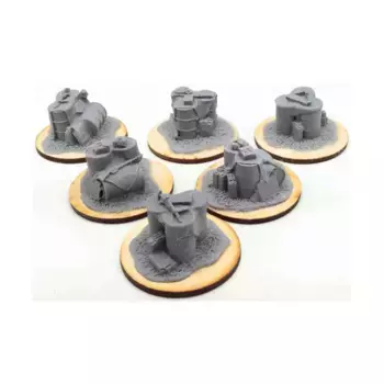 Маркеры целей Второй мировой войны № 1, Miscellaneous Historical Miniatures - Loose Miniatures (28mm) (Unidentifiable Manufacturer)