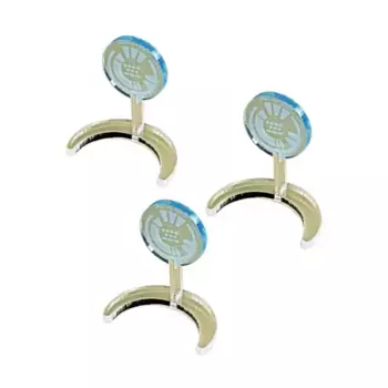 Маркеры интерфейса с голограммой - прозрачный светло-синий, Token Sets - Science Fiction (Litko Aerosystems)