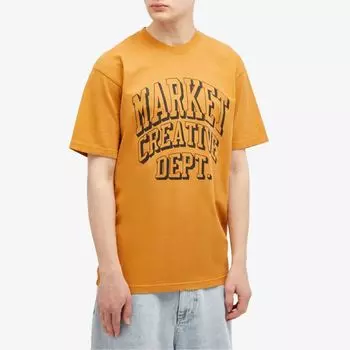 Market Футболка Creative Dept Arc, коричневый