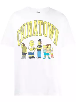 MARKET футболка Ha Ha Arc из коллаборации с The Simpsons, белый