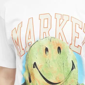 Market Футболка со смайликом Out of Body, белый