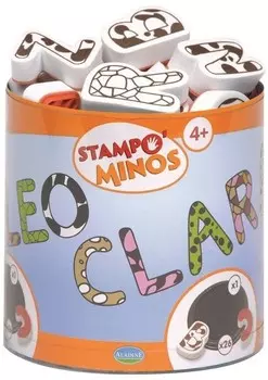 Марки, алфавит - заглавные буквы Aladine