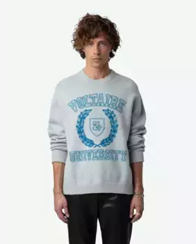 Marko мужской шерстяной свитер Zadig & Voltaire, светло-серый