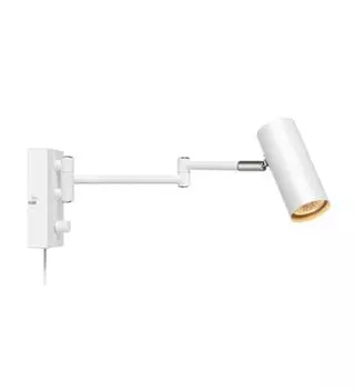 Marksljd Torino глубина 43 см белый 1-световой цилиндрический