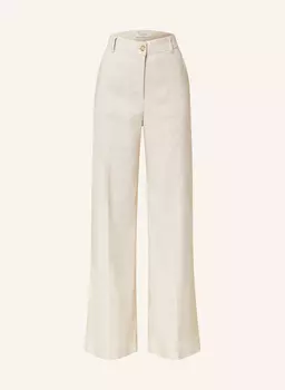 Марлен брюки bria со льном Beaumont, бежевый