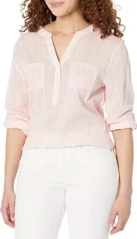 Марлевая рубашка Дилана Carve Designs, цвет Grapefruit Milos Stripe