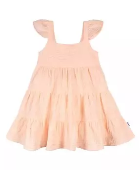 Марлевое платье для маленьких девочек Gerber, розовый