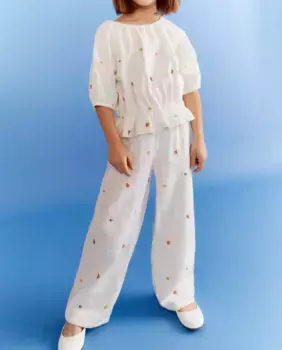 Марлевый набор для девочек Kids El Corte Ingls, белый