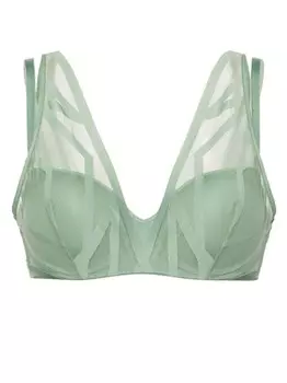 Marlies Dekkers бюстгальтер The illusionist с глубоким вырезом, зеленый