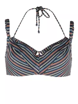 Marlies Dekkers топ бикини балконет в полоску, синий