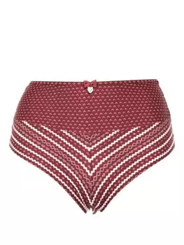 Marlies Dekkers трусы-брифы Polaris с завышенной талией, красный