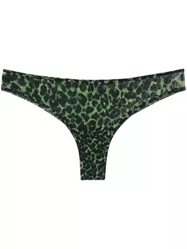 Marlies Dekkers трусы-брифы Rhapsody с леопардовым принтом, зеленый