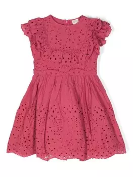 MARLO платье Naomi с английской вышивкой, фиолетовый