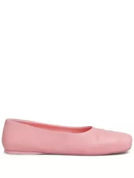 Marni балетки с бантом, розовый