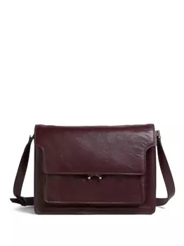 Marni большая сумка на плечо Trunk Soft, красный