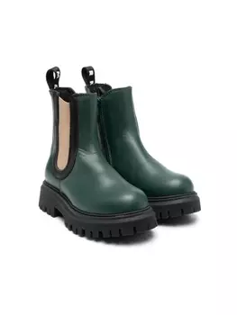 Marni ботинки на массивной подошве, зеленый