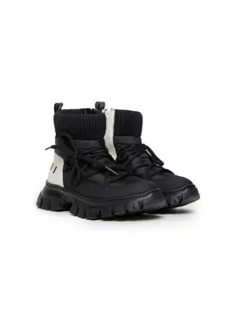 Marni ботинки с логотипом, черный
