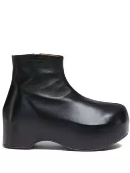 Marni ботинки с закругленным носком, черный