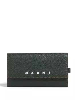 Marni брелок с логотипом, зеленый