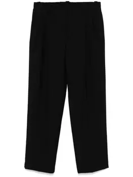 Marni брюки со складками, черный