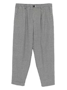 Marni брюки в клетку, черный