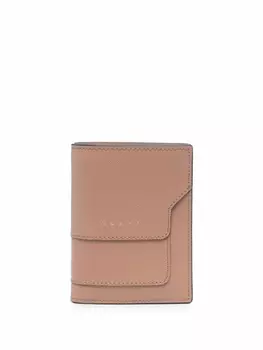 Marni бумажник из сафьяновой кожи, коричневый