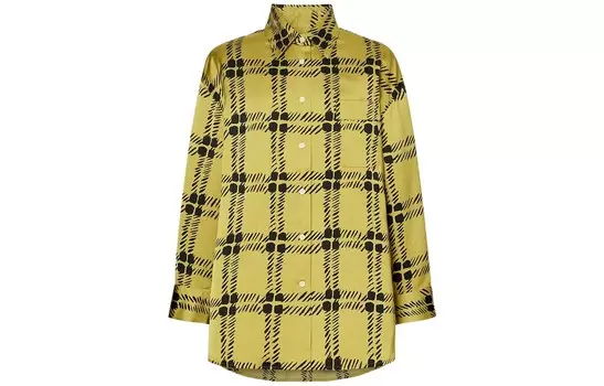 Marni Co-Branding Shirt Women's Yellow Uniqlo