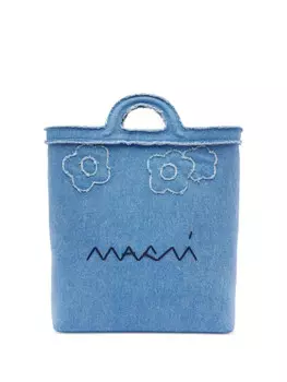 Marni джинсовая сумка-тоут, синий