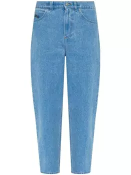Marni джинсы средней посадки с зауженными штанинами, синий