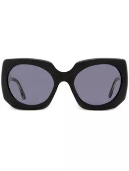 Marni Eyewear Jellyfish Lake square-frame sunglasses, черный