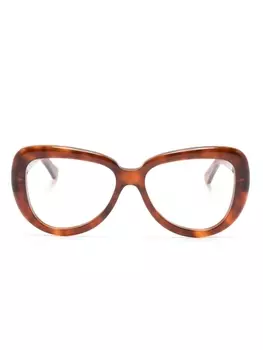 Marni Eyewear очки Elephant Island черепаховой расцветки, коричневый